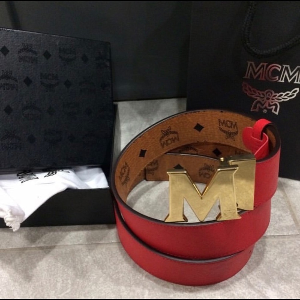 Red MCM belt. price is negotiable